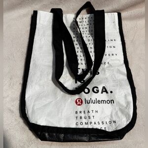 lululemon athletica Black and White Tote